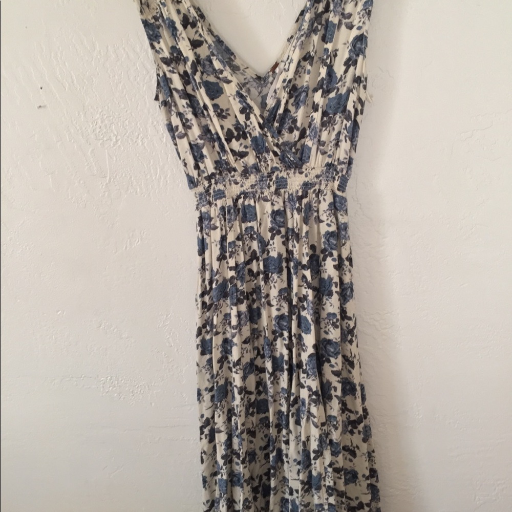Free People Blue Rose Maxi with Pockets